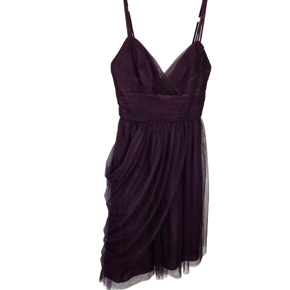 NWT WTOO Eggplant Elegant Mini Dress - Picture 2 of 8